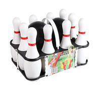 Mcclellanty 1 Set Bowling Set for Kids & Adults 2 Ball with 10 Pins for Family Kids and Adults Backyard