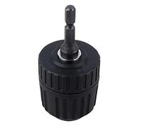 Mcclellanty 3/8 Inch 24UNF Keyless Drill Chuck Adapter + 1/4 Inch 0.8-10mm Hex Shank SDS Adapter
