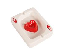 Mcclellanty A Playing-Card Ashtray Home Decor Modern Meeting Room Desk Ornaments Simple Smoking Accessories Decor Ash Tray