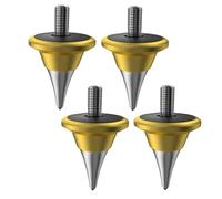 Mcclellanty Speaker Isolation Spike Feet Stand Damper Cone for Hifi Audio Turntable Recorder AMP M8 Gold