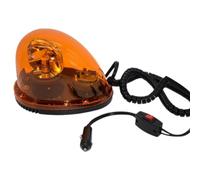 Mcclellanty Yellow 12V Snail-Type Rotating Car Alarm Lights Warning Light Ceiling Light Strobe Light Universal for Automobiles