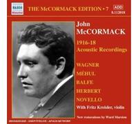Mccormack; Kreisler - V 7: John McCormack 1916-18 AC [New CD]