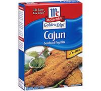 McCormick Golden Dipt Cajun Seafood Fry Mix 10oz (Pack of 8)
