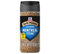 McCormick Grill Mates 25% Less Sodium Montreal Steak Seasoning, 3.18 oz