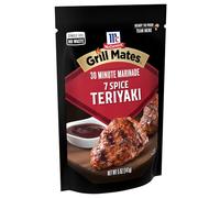 McCormick Grill Mates 7 Spice Teriyaki Single Use Marinade, 5 oz, Pack of 6