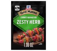 McCORMICK GRILL MATES ZESTY HERB MARINADE 1 x 30g SACHET AMERICAN IMPORT
