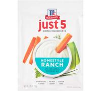 McCormick Just 5 Simple Ingredients Homestyle Ranch Dip, Dressing & Spice Mix 35ml (Pack of 12)