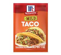 McCormick Mild Taco Seasoning Mix, 1 oz (Pack of Six)