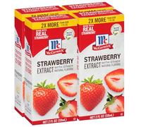 McCormick Strawberry Extract with Other Natural Flavours 59ml (Pack of 4)