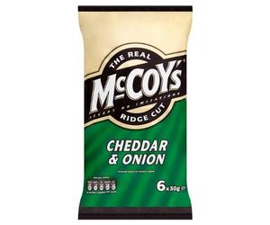 McCoy's Cheese & Onion Multipack 6x6x30g