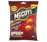 McCoy's Coated Peanuts Flame Grilled Steak 55g, £1.35 PMP | Case of 16