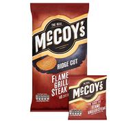 McCoys Flame Grilled Steak Crisps 6 X 32G
