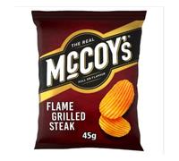 McCoy's Flame Grilled Steak Flavour Potato Crisps 45g x Case of 26