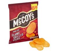 McCoy's Flame Grilled Steak Sharing Crisps 65g (Pack of 20)