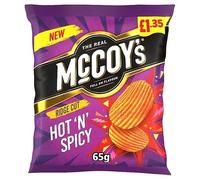 McCoy's Hot'n'Spicy Crisps 65g, £1.35 PMP | Case of 20