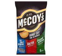 McCoy's Ridge Cut Crisps Variety 27g x 6 per pack