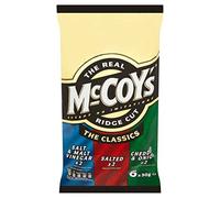 McCoy's Ridge Cut Crisps Variety 30g x 6 per Pack