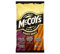 McCoy's Ridge Cut Meaty Chips 30g x 6 per pack - Pack of 2
