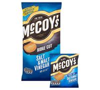 McCoys Salt & Malt Vinegar Crisps 6 X 32G