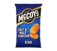 McCoy's Salt & Malt Vinegar Multipack Crisps 6 Pack, 701286