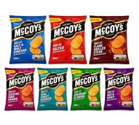 MCCOYS Ultimate Variety Selection Box - 36 packs x 45g: Salt & Vinegar, Cheddar & Onion, Salted, Flame Grilled Steak, Hot 'n' Spicy, Sizzling Prawn Cocktail and Thai Sweet Chicken