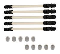 MCCP202 Pump Tubes Replacement for Pump Tube #2, 0-100 Psi / 0-6.9 Bar, Fits for Most Classic, 45, 85, Single Head, 85mhp17, SVP & S Series Pumps - Pack of 5