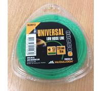 2 X MCCULLOCH UNIVERSAL LOW NOISE STRIMMER TRIMMER LINE 2mm x 15 metres NLO013