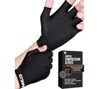 MCD Arthritis Gloves Women & Men Fingerless Gloves for Arthritis Hand Support for Arthritis Gloves Men, Arthritis Copper Compression Gloves for Arthritis for Women & Men Gloves for Arthritic Hands