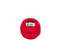 MCD DMC Pearl Cotton Balls, Size 8, Christmas Red