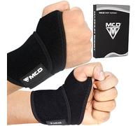 MCD Wrist Supports Pack of 2 Comfortable, Lightweight, Hand & Wrist Braces Adjustable Wrist Compression Support Fit for both Left & Right Hand Wrist Support for Fitness, Gymnastics & Relief