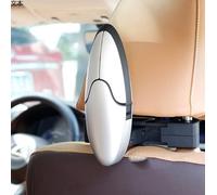 MCDA Car Coat Hanger for Bora 2019 2020 2021 2022 2023 2024 2025, Universal Foldable Clothes Holder Seat Back Multi-Function Car Hook Accessories,Silver