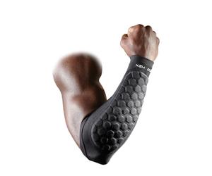 McDavid 651 Hex Forearm Compression Sleeve for Arm Protection and Support - Ideal for Rugby, Basketball, Football, Weightlifting and More (One Pair)