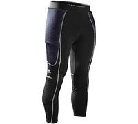 Mcdavid 7746 Hex Padded Compression Goalkeeper 3/4 Pants for Hip & Thigh Protection and Support - Ideal for Football (One Pair)