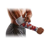McDavid Basketball Reversible Shooter Arm Sleeve with HEX Padding. Elbow Compression Sleeve with Pads (1 Sleeve) USA Camo/White - Small
