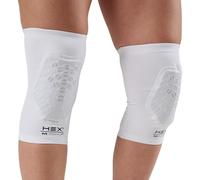 McDavid HEX Viz Knee / Elbow Pad Pair White/Grey XL