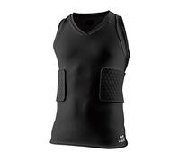 McDavid Men’s Hex 3-Pad Tank Shirt | Black | Designed For Playing Basketball