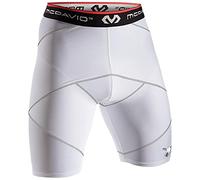 McDavid Men's Cross Compression Shorts, White, X-Large