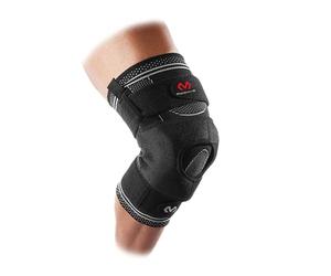 Mcdavid Men's Elite Engineered Elastic Knee Support Brace, Black, Large