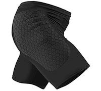 McDavid Men's Hex Sliding Compression Short, Black, L