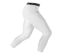 McDavid Unisex-Adult Hex Basketball 3/4 Tight W/Hip & Tailbone PadsBasketball 3/4 Tight White