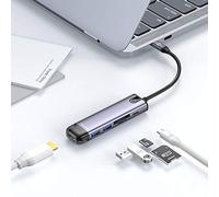 Mcdodo USB C Hub Adapter, 6 in 1 Type C Hub with 4K USB C to HDMI, 2 USB 3.0 Ports, SD/TF Card Reader, 100W USB C PD Charging Thunderbolt 3, Compatible with MacBook Pro Air, Chromebook Pixel, Phone