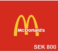 Mcdonalds SEK 800 Gift Card SE