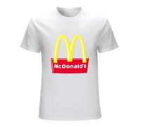 McDonalds Unisex T-Shirt Top White Mens Tee XL