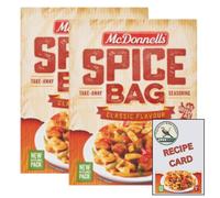 McDonnells Take-Away Seasoning Mix Classic Spice Flavour Sachet (2 Serves) 40g x Pack of 2 | Includes Greenest Recipe Card