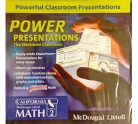 McDougal Littell Middle School Math California: PowerPresentations: The Electronic Classroom CD-ROM Course 2