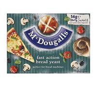 McDougalls Dried Yeast Sachets Fast Action 8 x 7g - Pack of 6