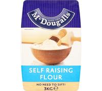 McDougalls Self Raising Flour, Pre-Sifted, 3 Kg Bag (1-Pack)
