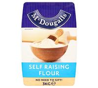 McDougalls Self Raising Flour Pre-Sifted For Lighter Bakes, 3 Kg Bag (Pack of 1)