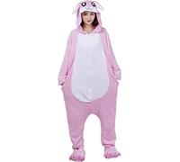 Mcdslrgo Rabbit Onesie Pajamas for Women Adult Cartoon Animal Christmas Halloween Cosplay Costume Homewear