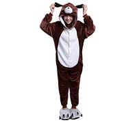 Mcdslrgo Unisex-Adult Christmas Onesie Pajamas Halloween Cosplay Costume
